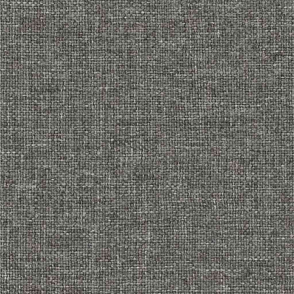 Sängram med Klädd Huvudgavel Ljusgrå 150 x 200 cm Massiv furu