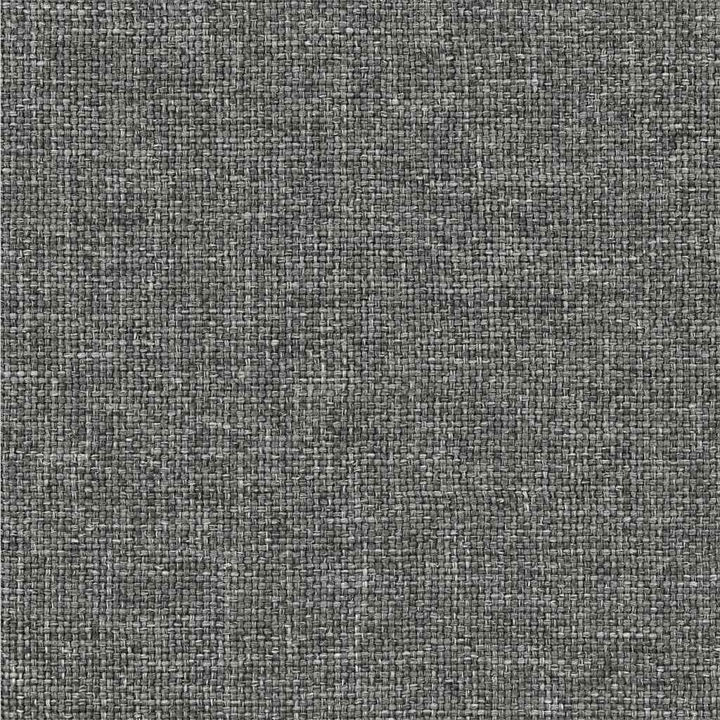 Sängram med Klädd Huvudgavel Ljusgrå 140 x 190 cm Massiv furu