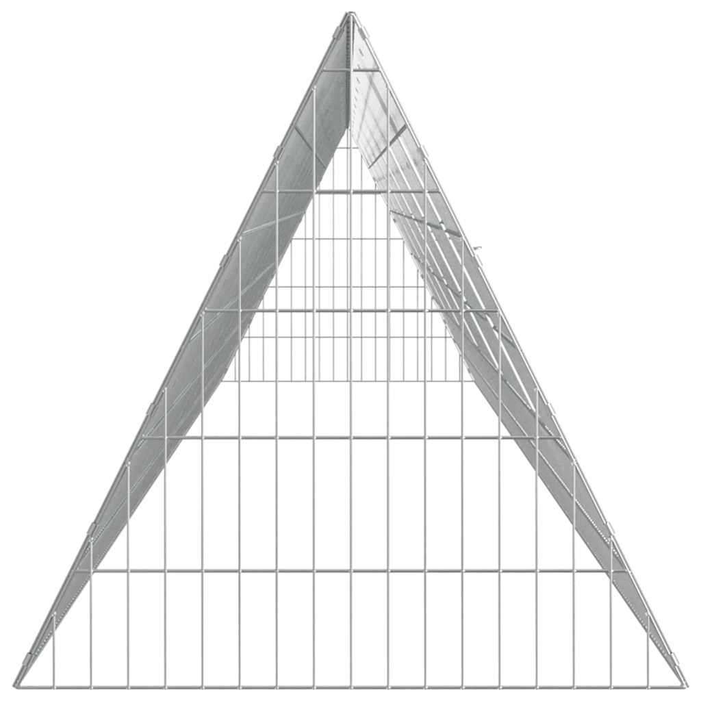 Hönshus Silver 650 x 55 x 55 cm Galvaniserat Stål