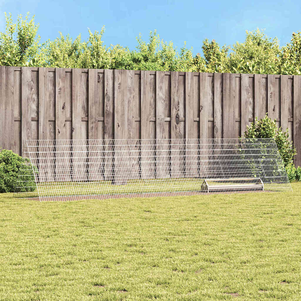 Hönshus Silver 430 x 100 x 85 cm Galvaniserat Stål