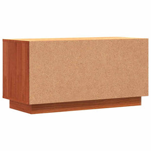 TV-skåp Vaxbrun 80 x 35 x 40,5 cm Massiv furu