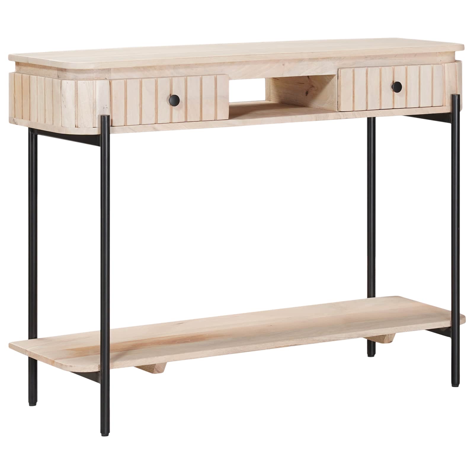 Hantverksmässig sluttabell Vit 100 x 30 x 76 cm