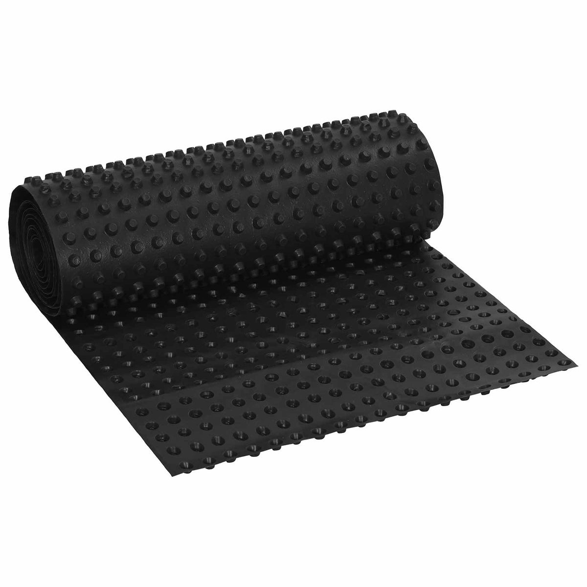 Prickig Avvattningsskiva Svart 0,5 x 20 m HDPE