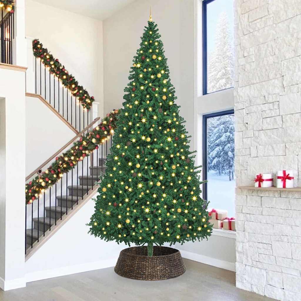 Julträdskrage Svart 105 x 105 x 28 cm Vattenhyacint