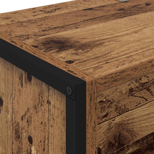 Bokskåp 2 pcs Gammalt trä 80 x 30 x 155 cm Konstruerat trä