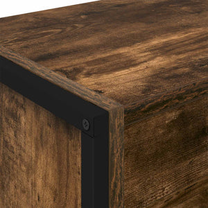 Bokskåp 2 pcs Rökek 80 x 30 x 155 cm Konstruerat trä