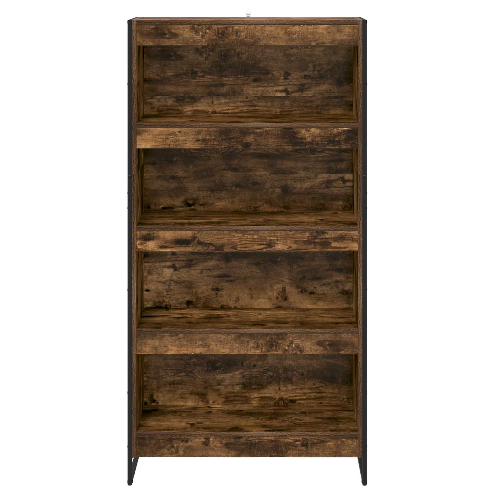 Bokskåp 2 pcs Rökek 80 x 30 x 155 cm Konstruerat trä