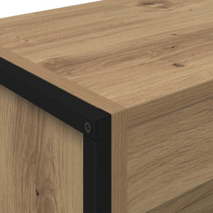 Bokskåp 2 pcs Artisan Ek 80 x 30 x 155 cm Konstruerat trä