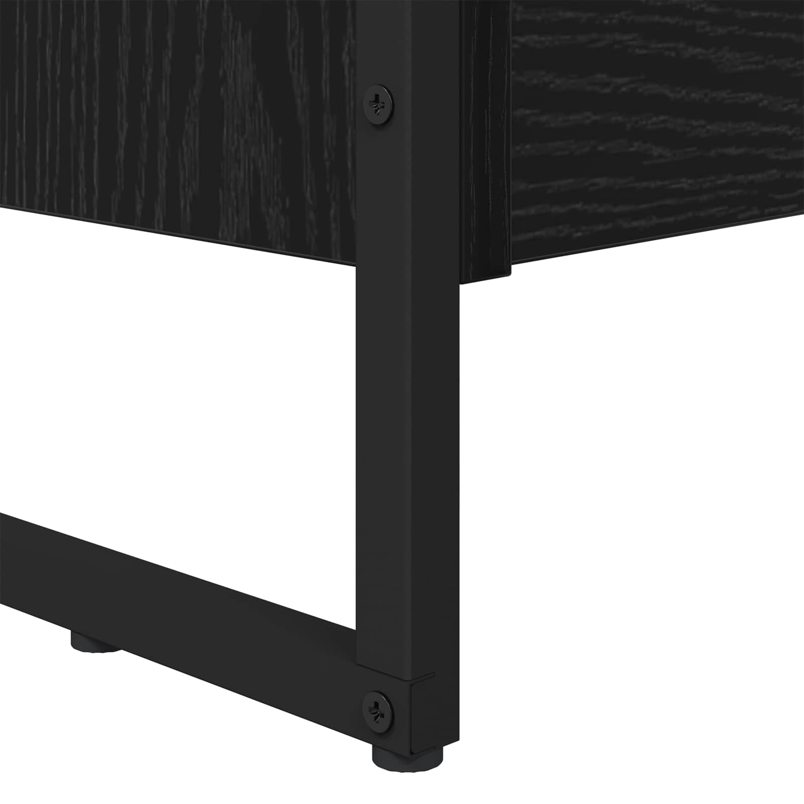 Bokskåp 2 pcs Svart Ek 80 x 30 x 155 cm Konstruerat trä