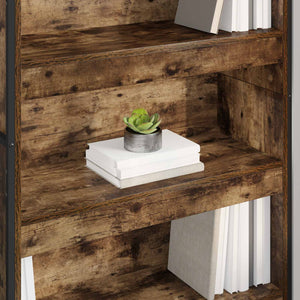 Bokskåp 2 pcs Rökek 80 x 30 x 155 cm Konstruerat trä