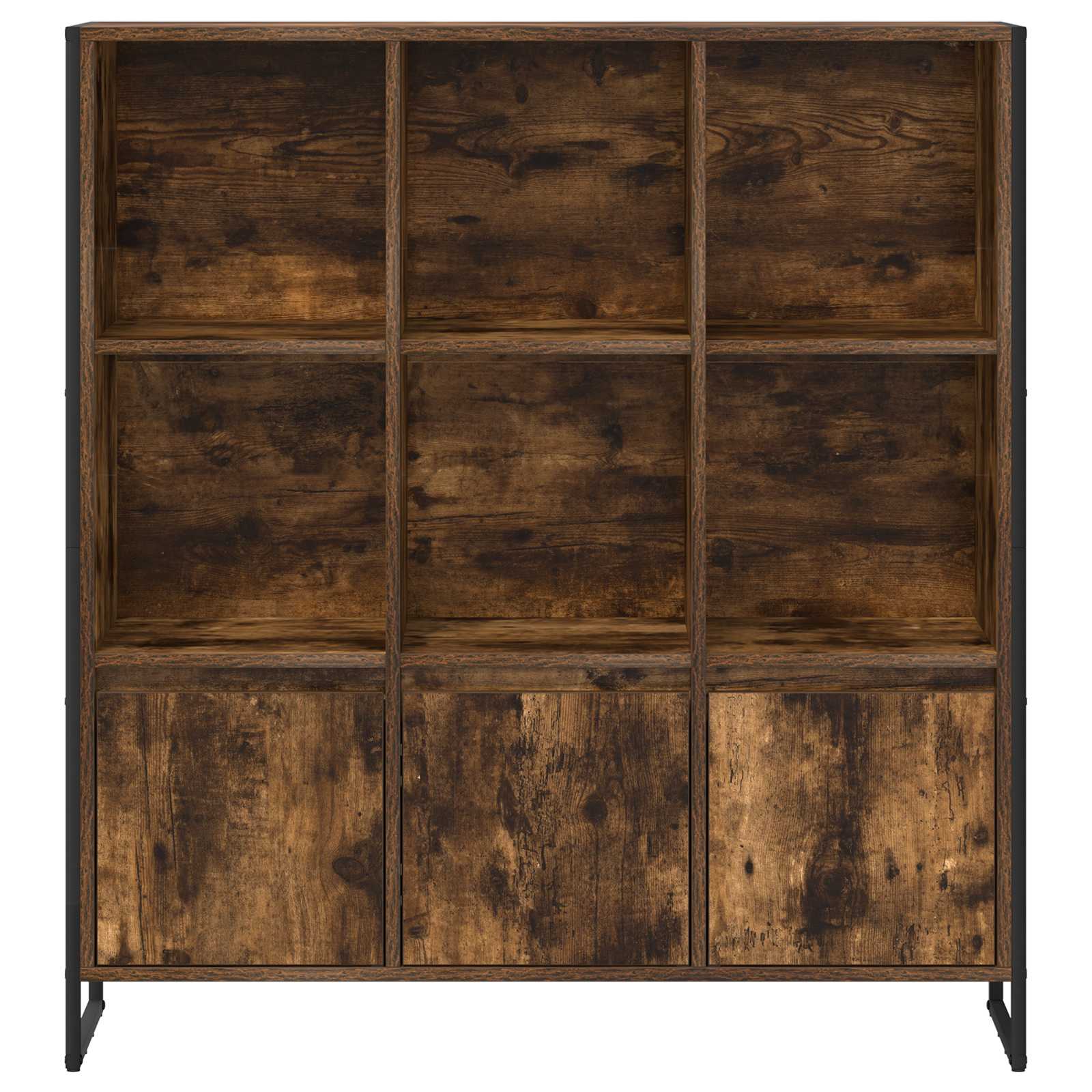 Bokskåp 2 pcs Rökek 99,5 x 30 x 108,5 cm Konstruerat trä