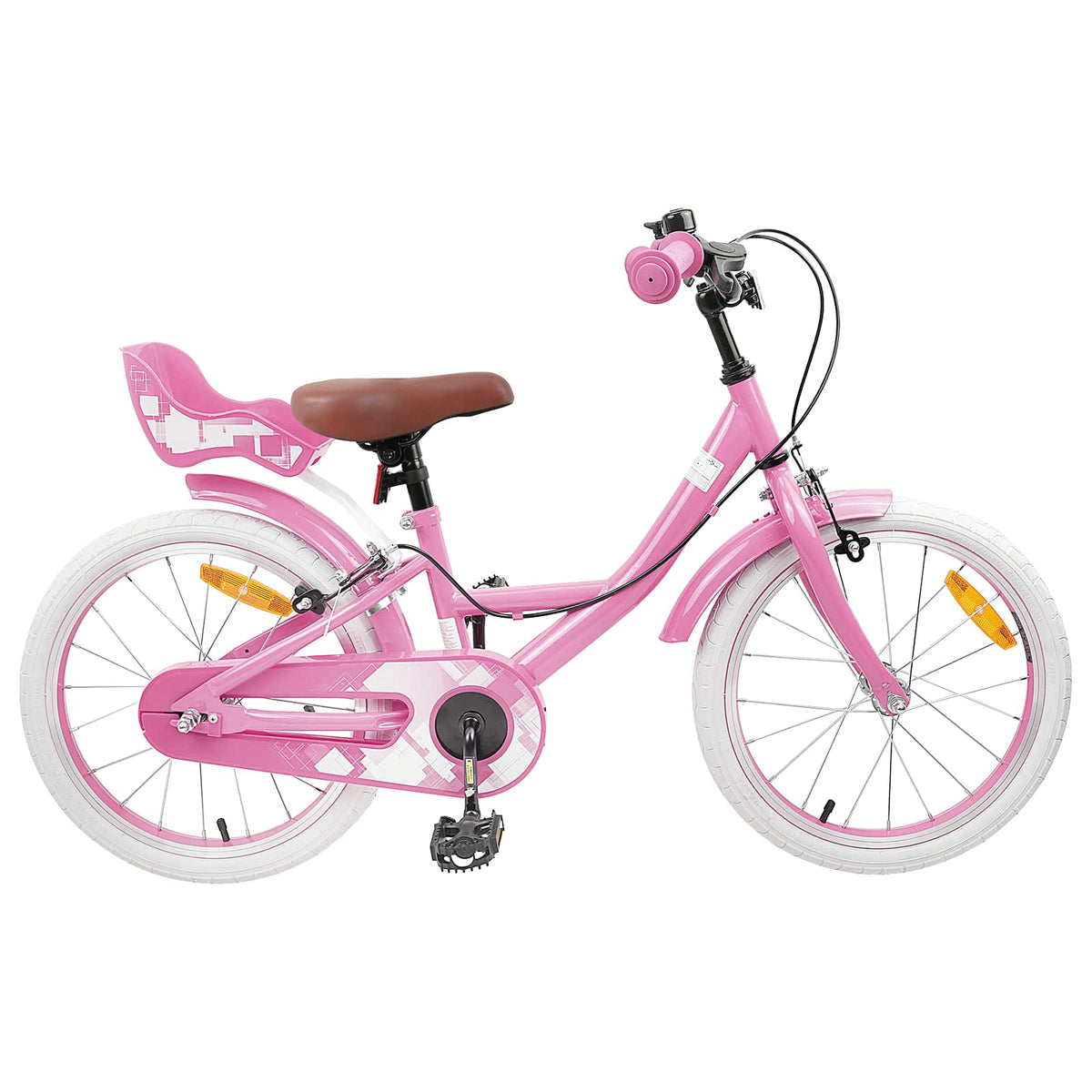 Barncykel 18 Tum för 5-7 år gamla Ljusrosa