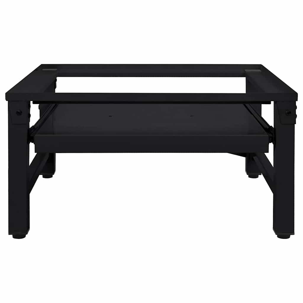 Tvättmaskin Pedestal Svart 64 x 55 x 32.5 cm Stål