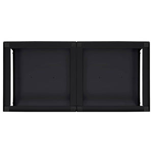 Tvättmaskin Pedestal 2 pcs Svart 64 x 55 x 32.5 cm Stål