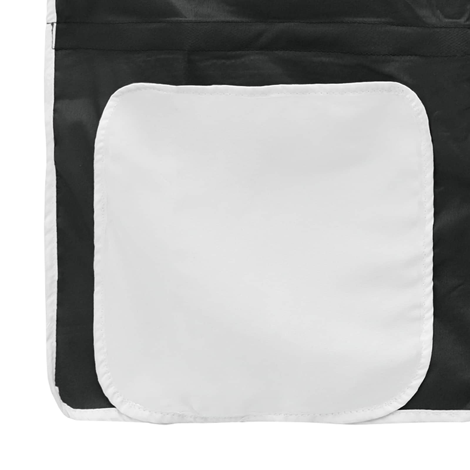 Barns LOFT SÄNG RAM med Gardiner Vit och svart 100 x 201 cm