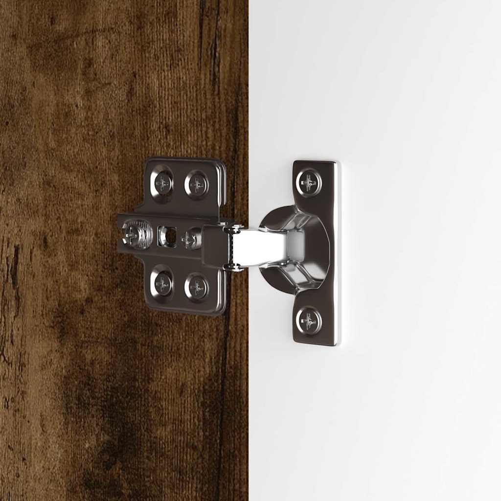 Badrumsvaskskåp Rökt ek 60 x 30 x 60 cm Konstruerat trä