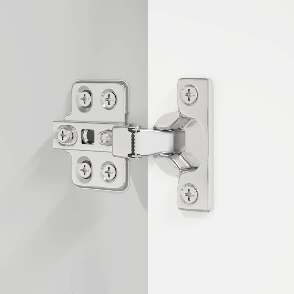 Badrumsskåp med hylla Vit 30,5 x 30 x 195 cm Konstruerat trä