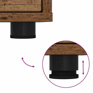 Sängbord med låda Gammalt trä 30,5 x 30 x 43 cm Konstruerat trä