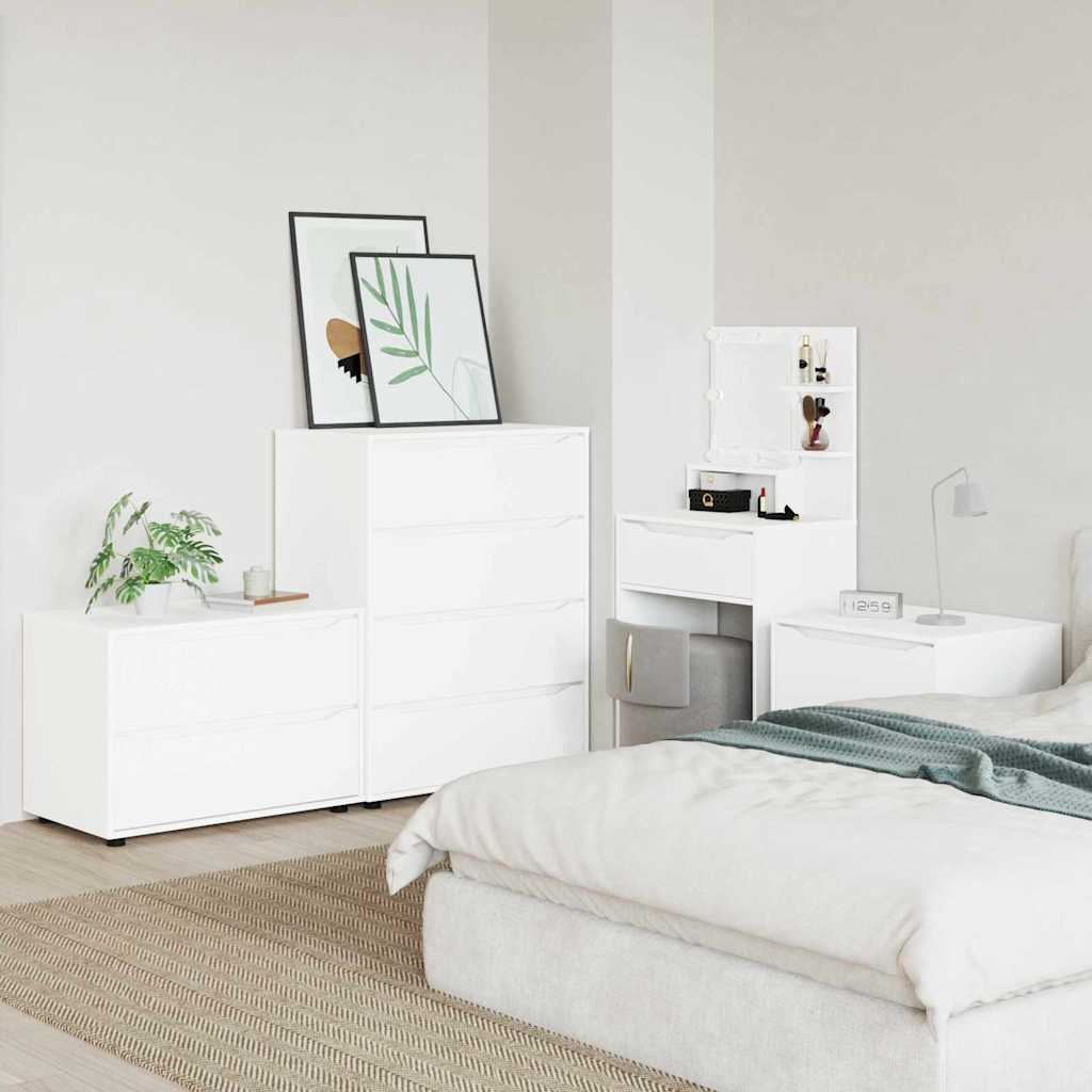 Förvaringsskåp Vit 80 x 48 x 57 cm Konstruerat trä