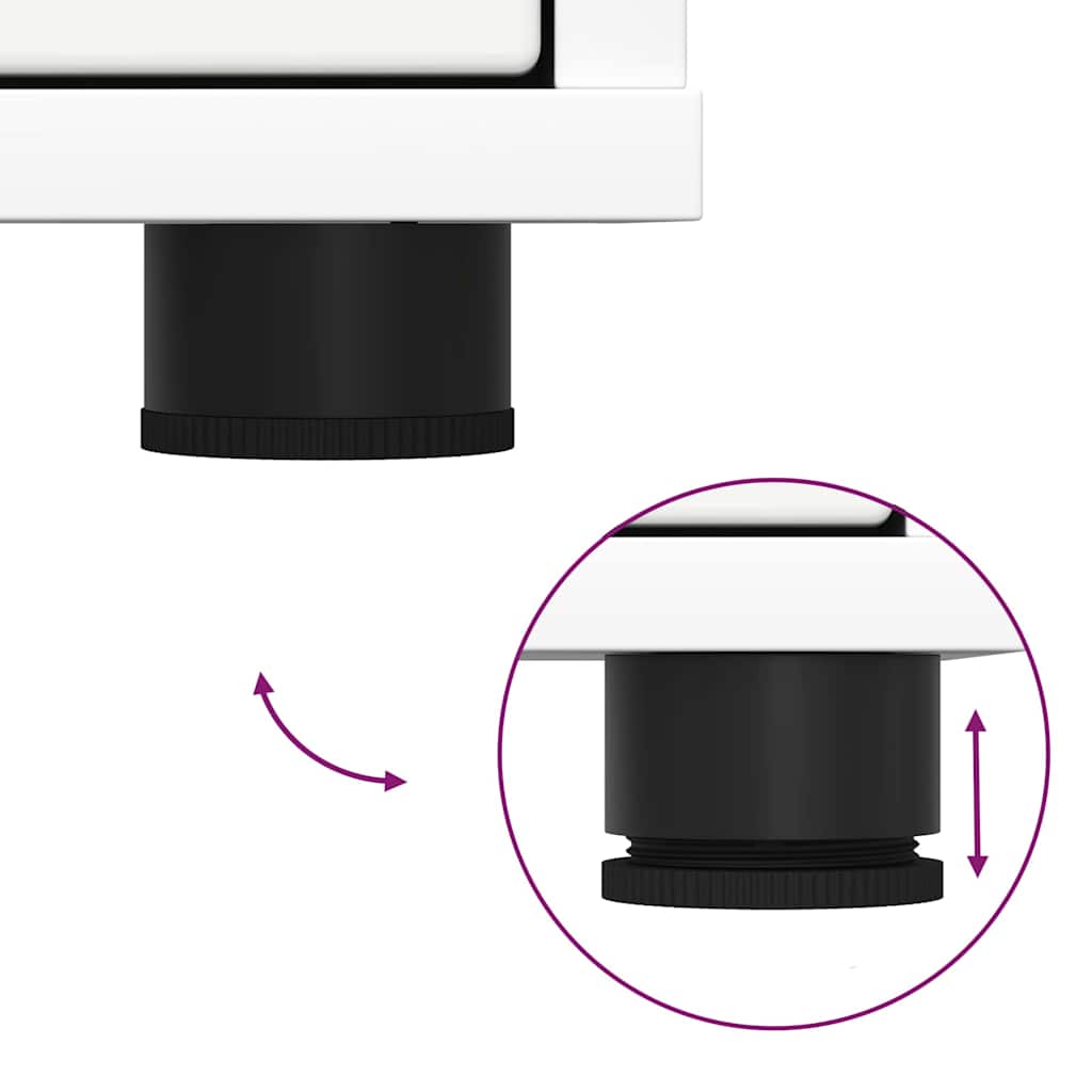 Förvaringsskåp Vit 60 x 48 x 57 cm Konstruerat trä