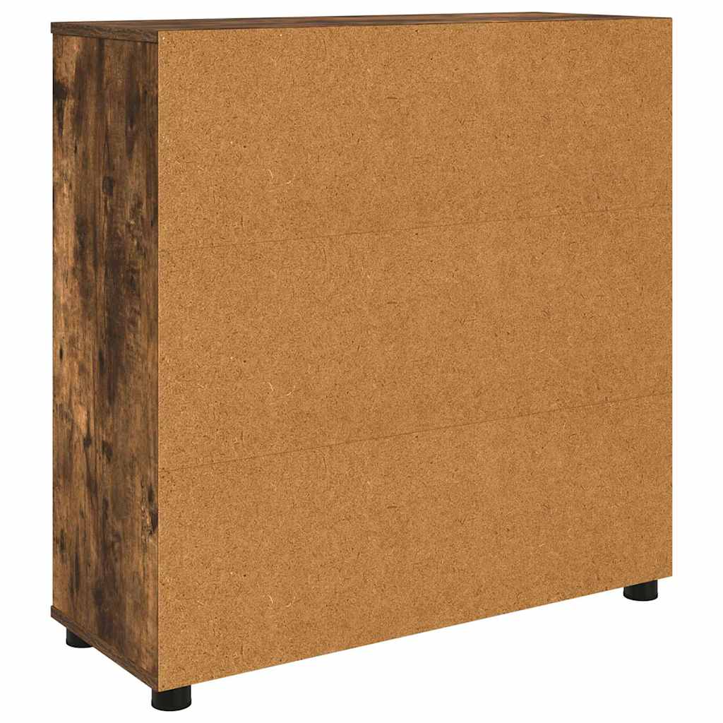 Förvaringsskåp Rökt ek 80 x 31 x 81 cm Konstruerat trä