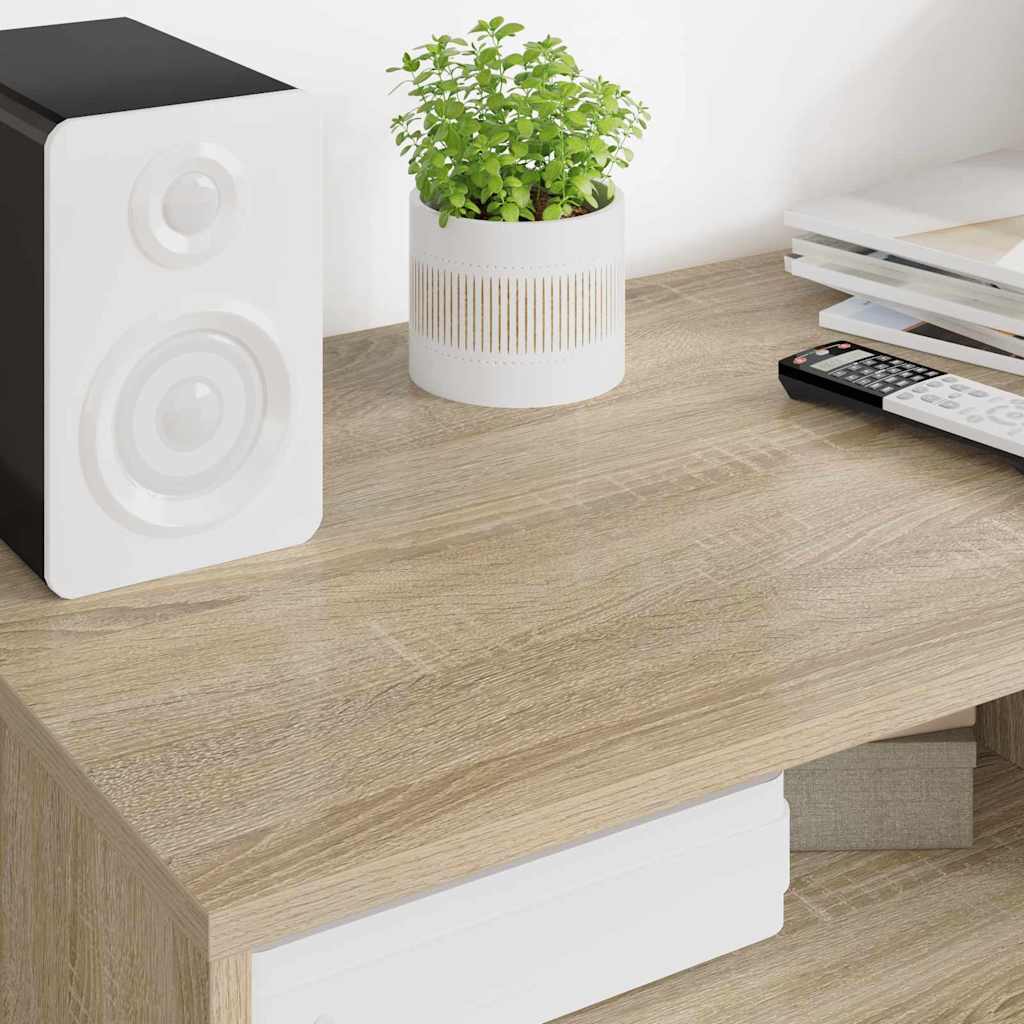 TV-skåp med låda Sonoma-ek 100 x 48 x 43 cm Konstruerat trä