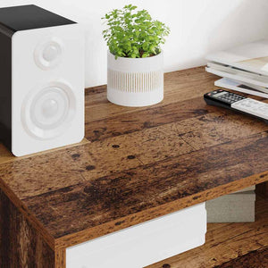 TV-skåp med låda Gammalt trä 100 x 48 x 43 cm Konstruerat trä