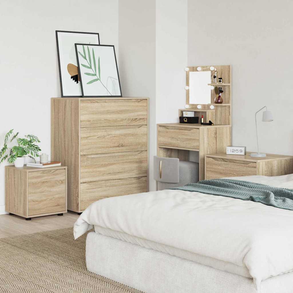 Badrumsskåp Sonoma-ek 40,5 x 40 x 44 cm Konstruerat trä