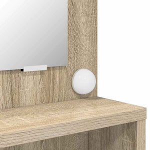 Sängrum Smyckesbord med låda Sonoma-ek 80 x 39,6 x 135 cm