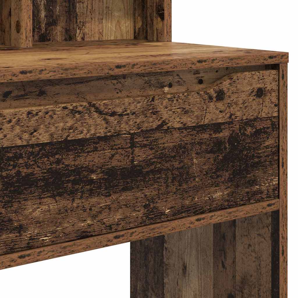 Sängrum Smyckesbord med låda Gammalt trä 80 x 39,6 x 135 cm