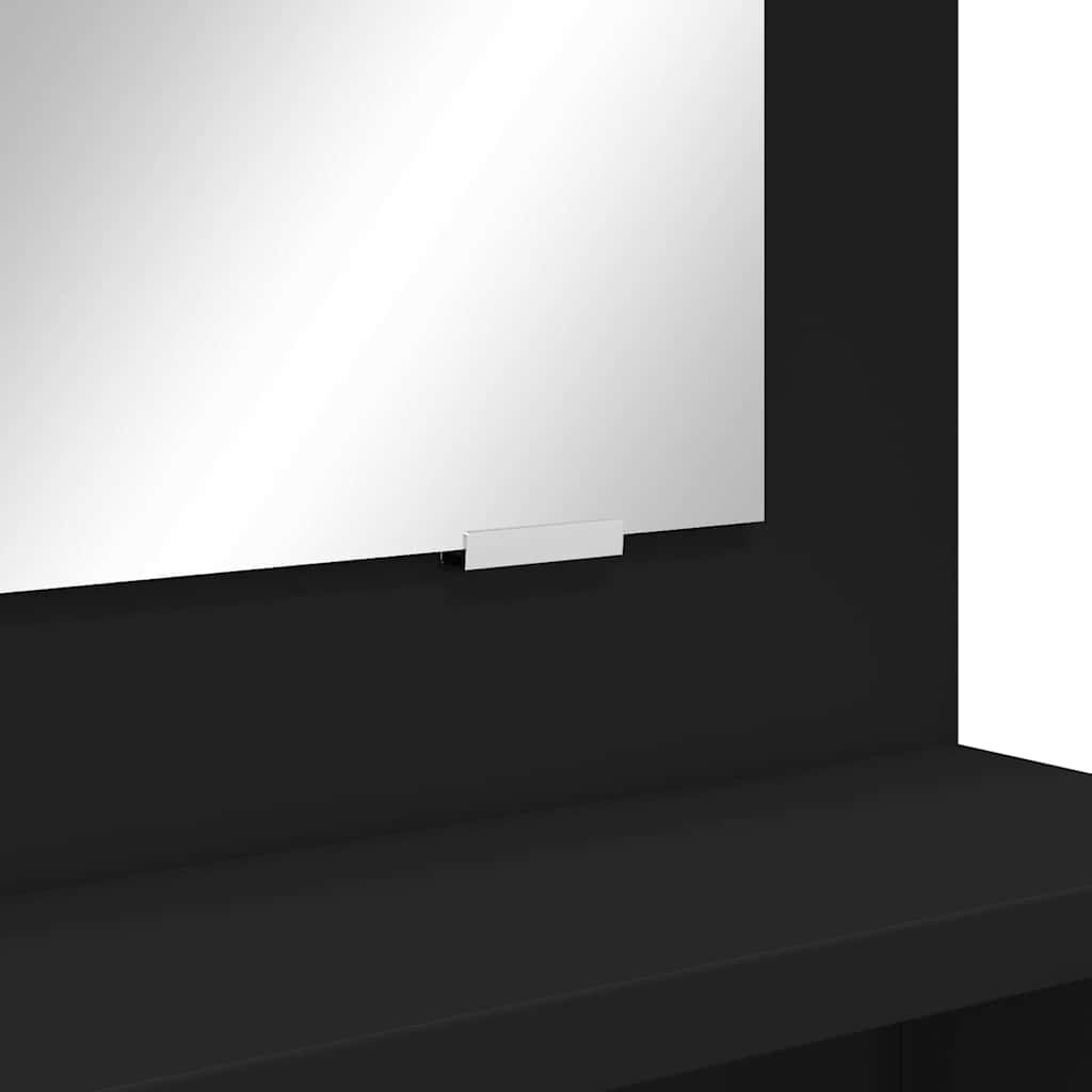 Sängrum Smyckesbord Svart 80 x 39,6 x 135 cm Konstruerat trä