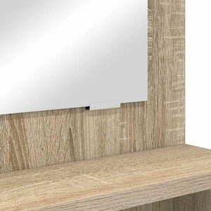 Sängrum Smyckesbord med låda Sonoma-ek 80 x 39,6 x 135 cm