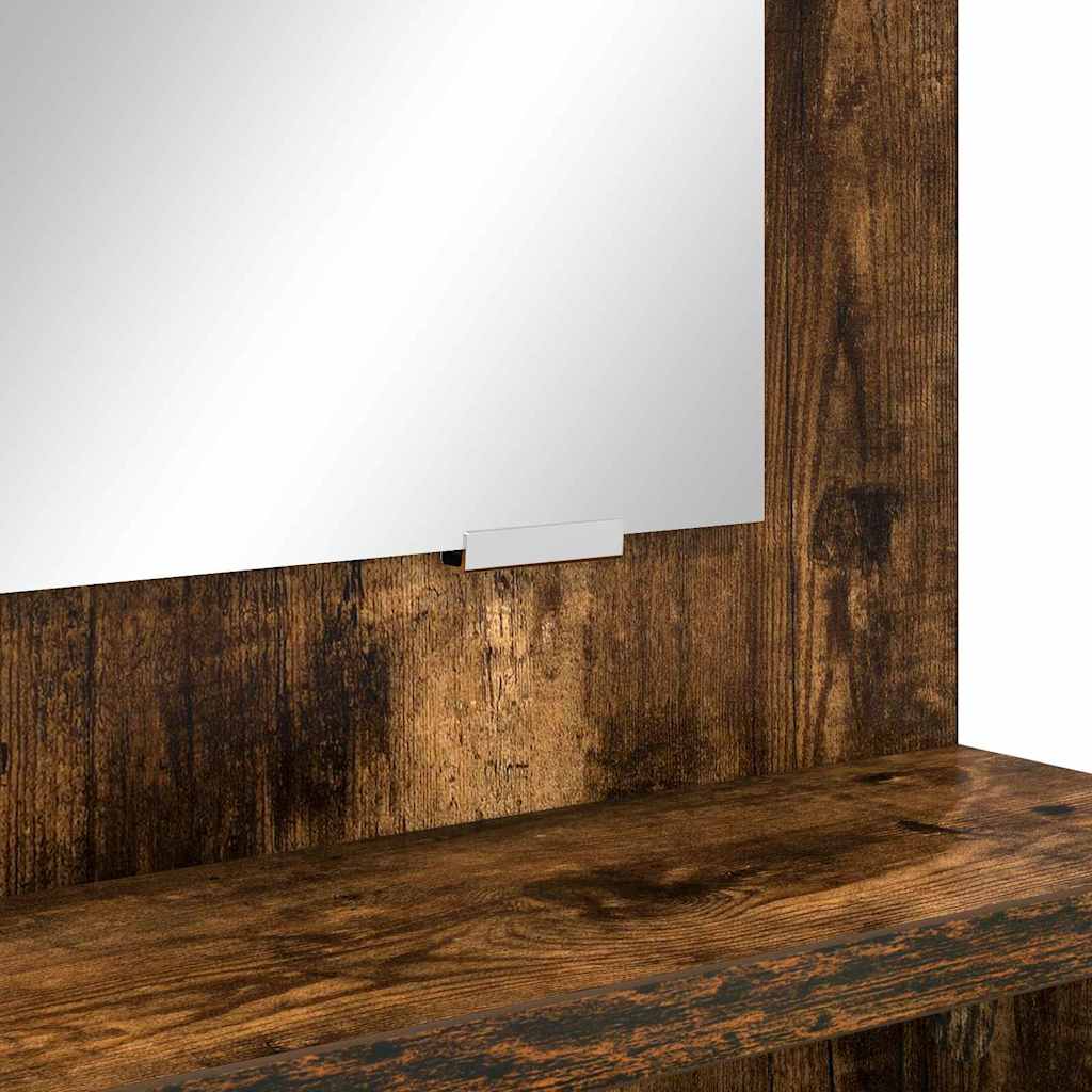 Sängrum Smyckesbord Rökt ek 80 x 39,6 x 135 cm Konstruerat trä