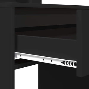 Sängrum Smyckesbord Svart 80 x 39,6 x 135 cm Konstruerat trä