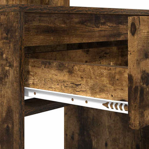 Sängrum Smyckesbord Rökt ek 80 x 39,6 x 135 cm Konstruerat trä