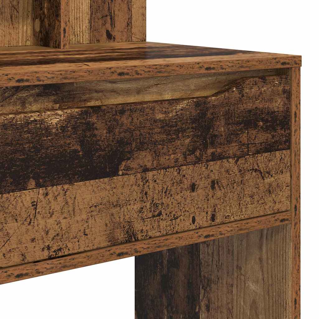 Sängrum Smyckesbord med låda Gammalt trä 80 x 39,6 x 135 cm