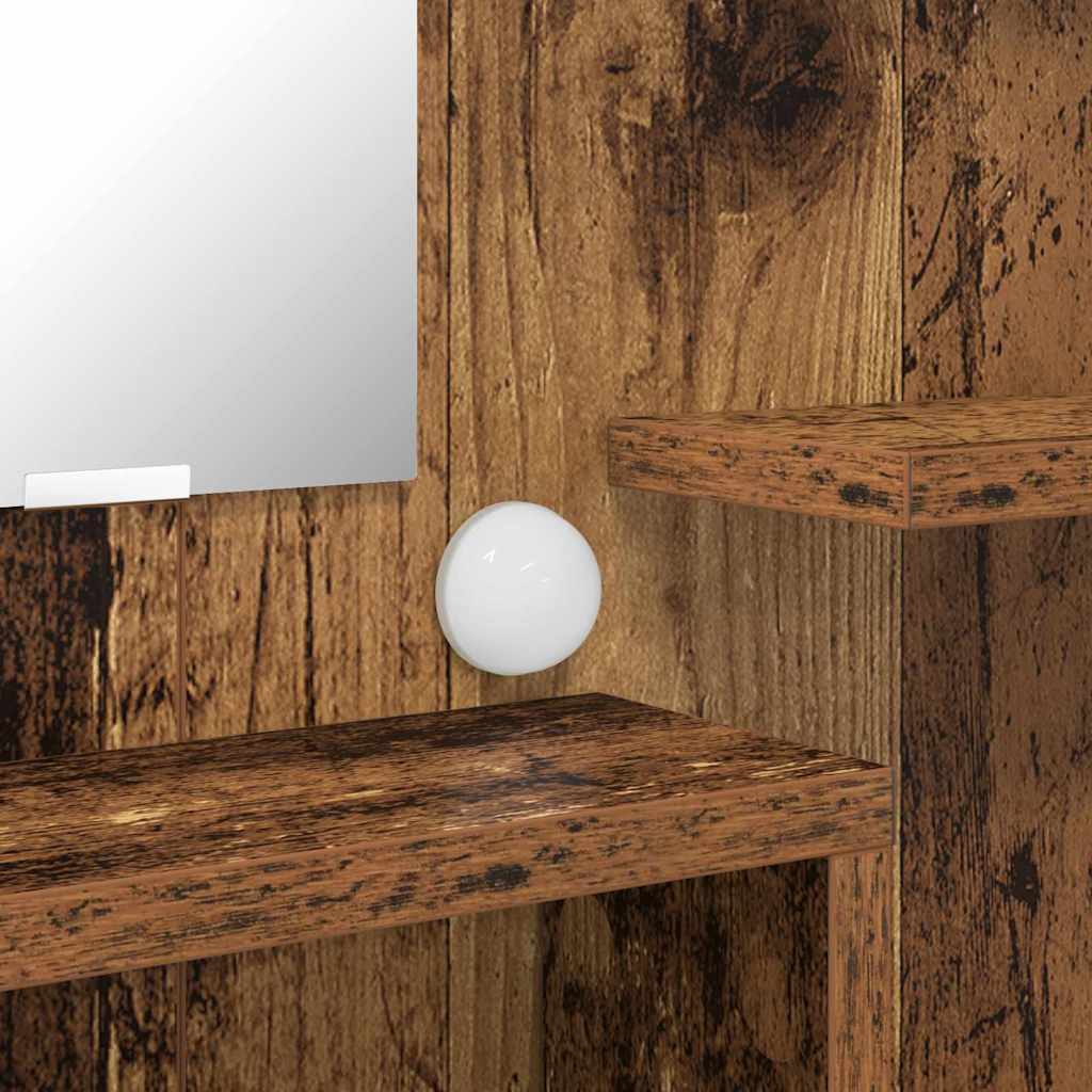 Sängrum Smyckesbord med låda Gammalt trä 80 x 39,6 x 135 cm