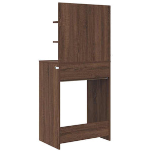 Sängrum Smyckesbord Brun Ek 80 x 39,6 x 135 cm Konstruerat trä