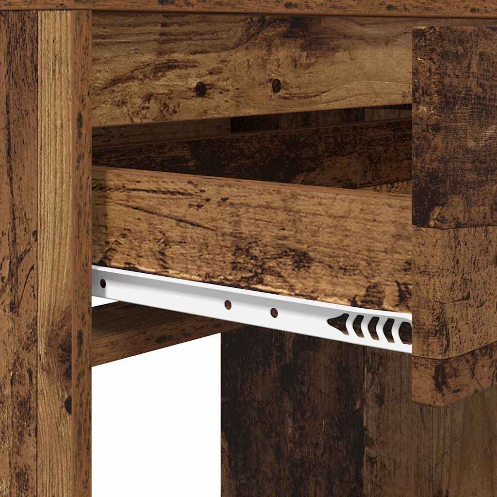 Sängrum Smyckesbord med låda Gammalt trä 80 x 39,6 x 135 cm