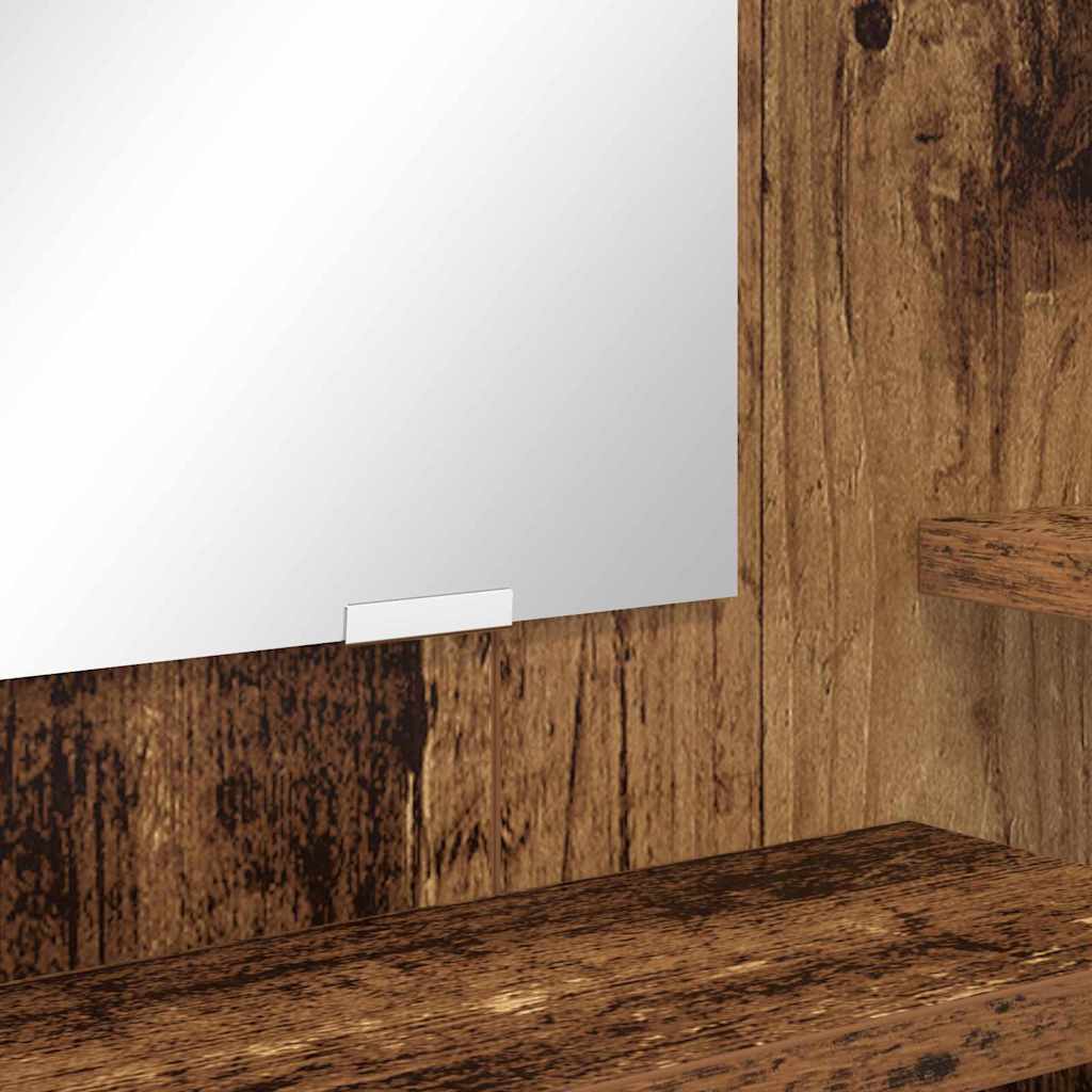 Sängrum Smyckesbord med låda Gammalt trä 80 x 39,6 x 135 cm