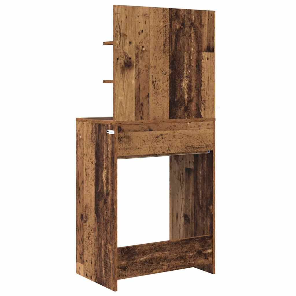 Sängrum Smyckesbord med låda Gammalt trä 80 x 39,6 x 135 cm