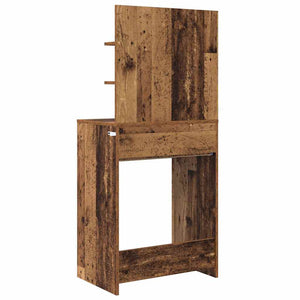 Sängrum Smyckesbord med låda Gammalt trä 80 x 39,6 x 135 cm