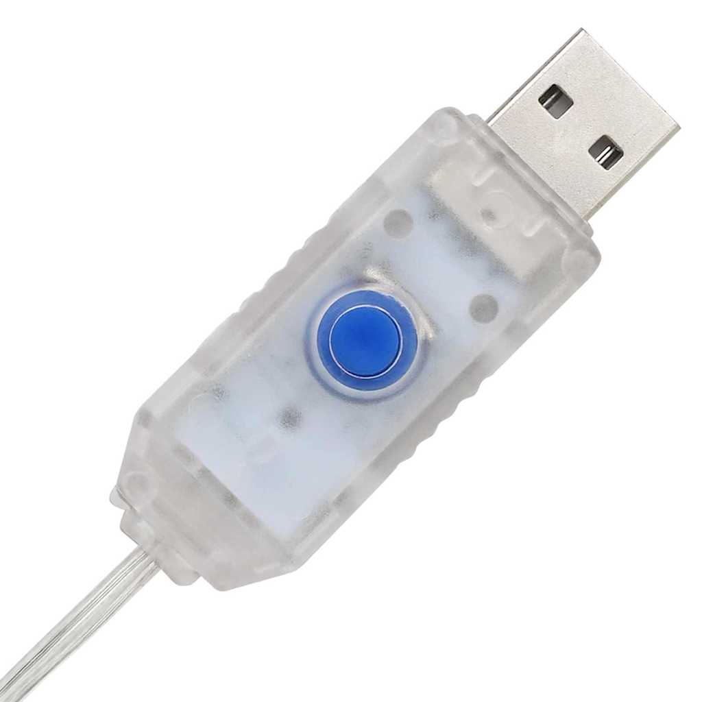 3D Stjärna med 50 LED-lampor Varmvit 55 x 52,5 x 9 cm PET