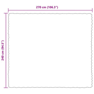 Faux Kaninpäls Filt 4 pcs Bordeaux Röd 240 x 270 cm Polyester