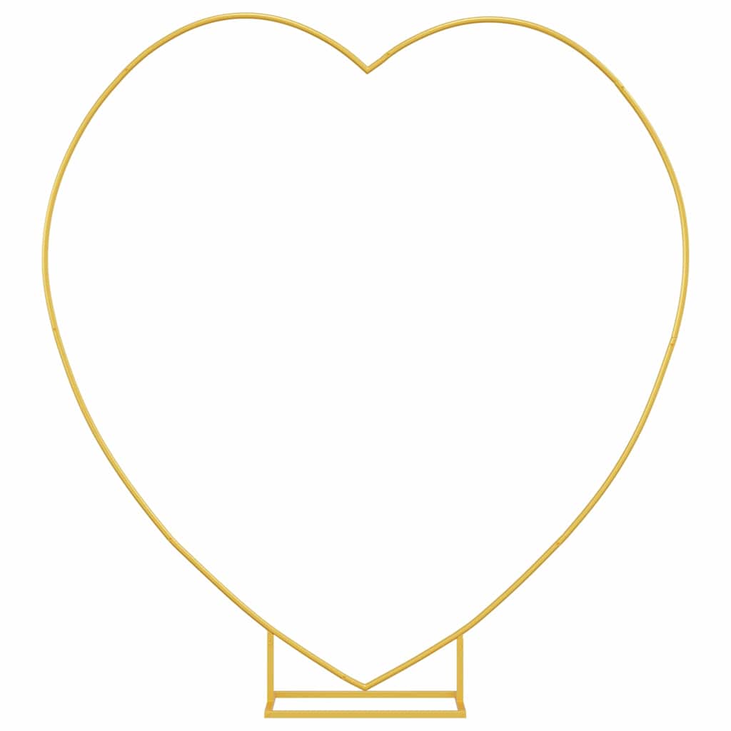 Bröllopsbåge Guld 195 x 35 x 211 cm Stål