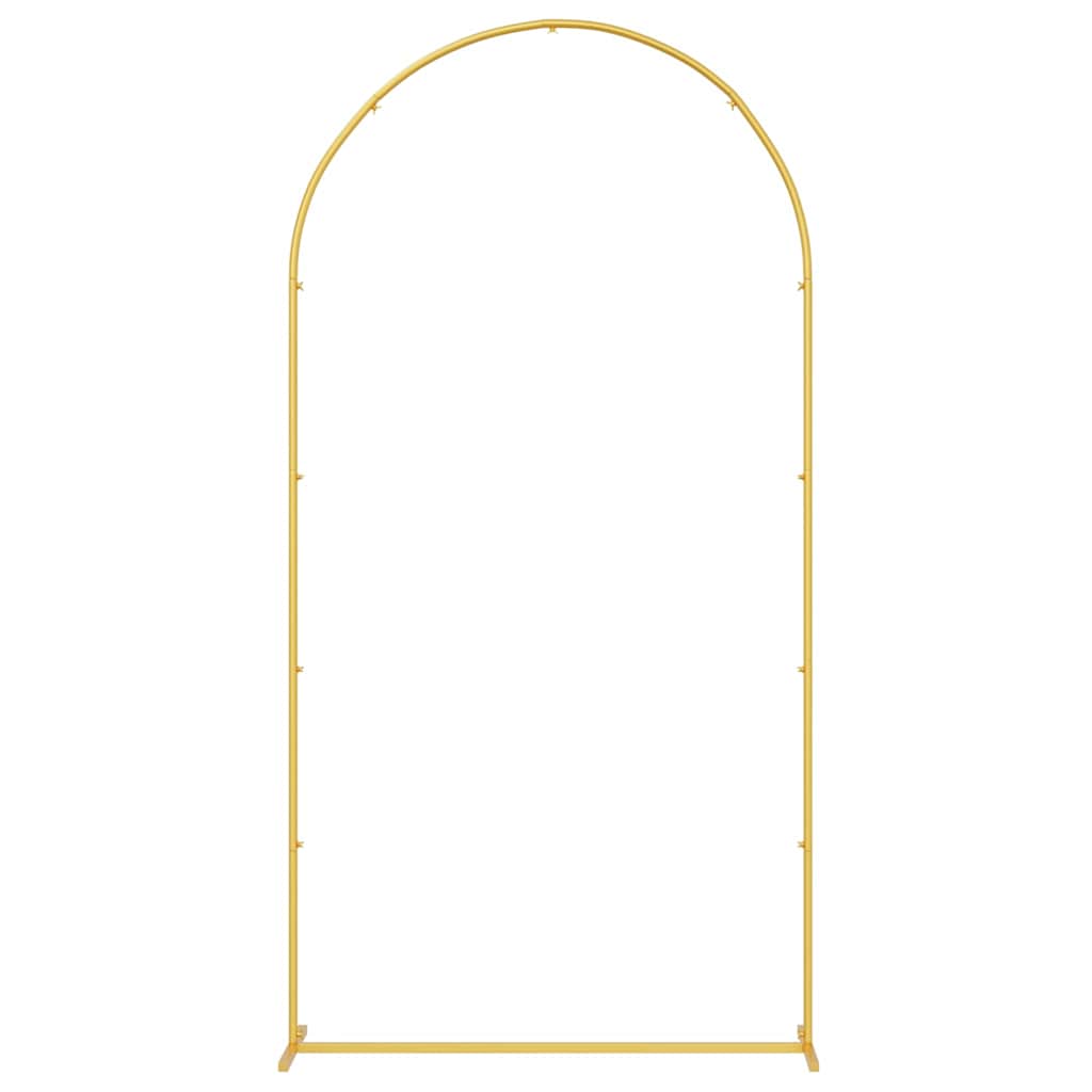 Bröllopsbåge Guld 100 x 39 x 200 cm Stål
