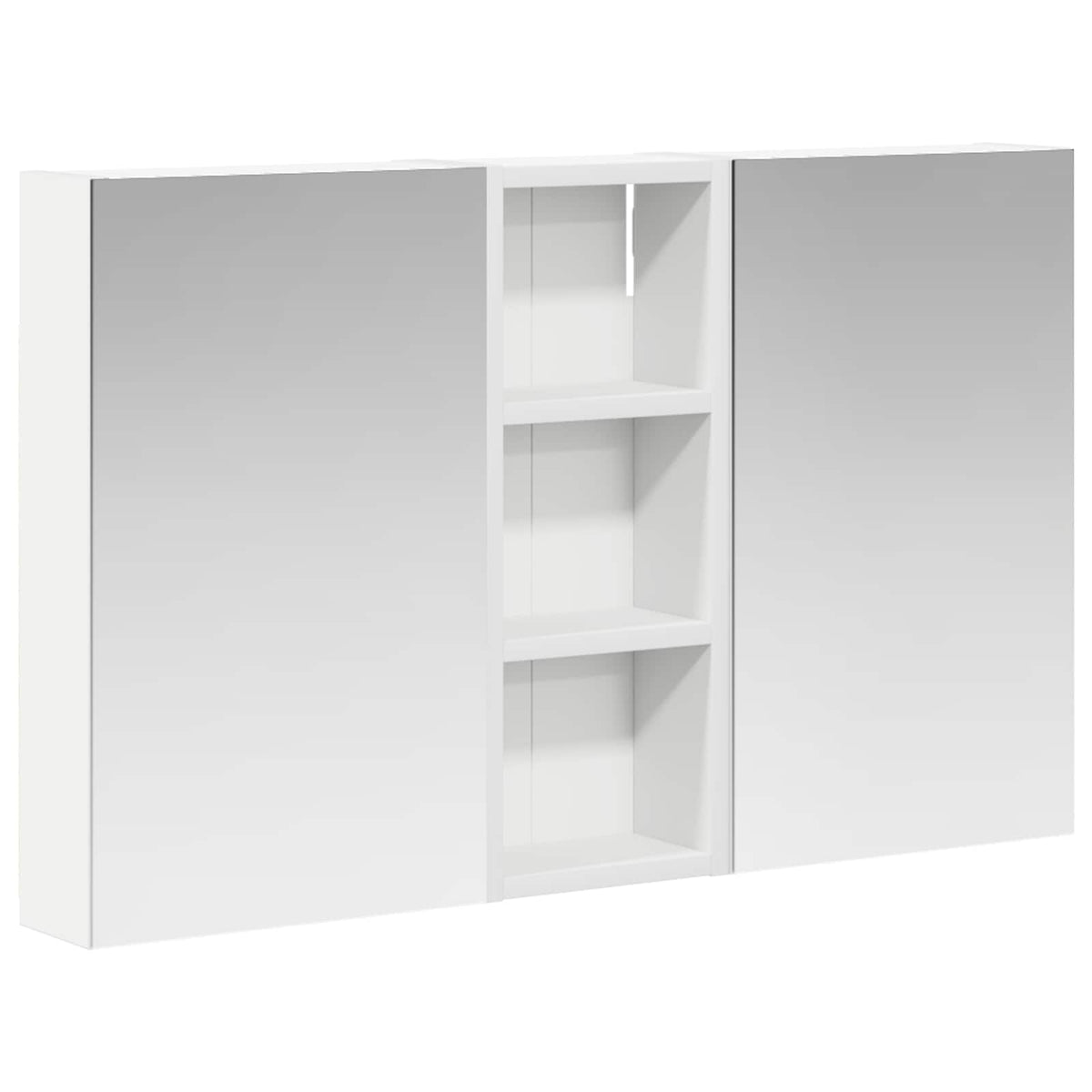 Badrumsskåpsset 3 st 80 x 10,5 x 50 cm Konstruerat trä