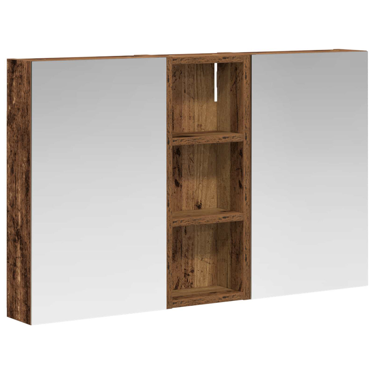 Badrumsskåpsset 3 st 80 x 10,5 x 50 cm Konstruerat trä