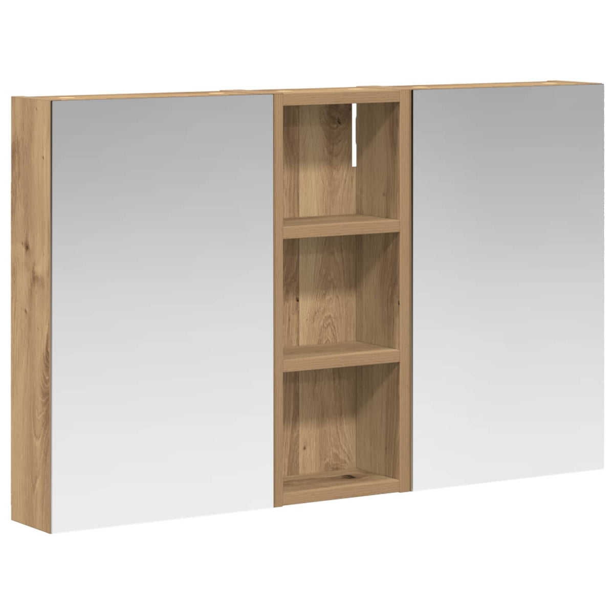 Badrumsskåpsset 3 st 80 x 10,5 x 50 cm Konstruerat trä