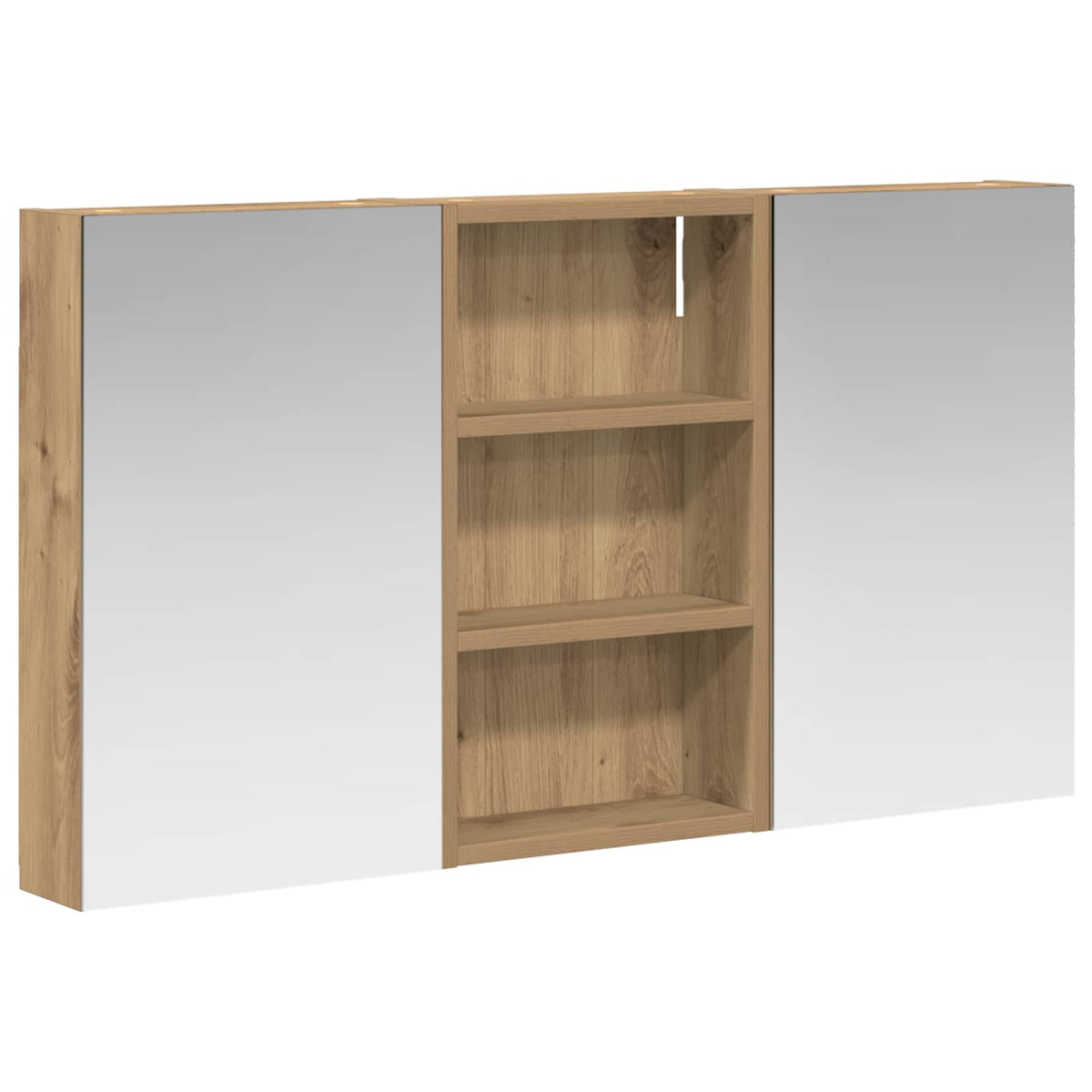 Badrumsskåpsset 3 st 90 x 10,5 x 50 cm Konstruerat trä